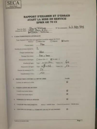 Elévateur pmr 2 niveaux - BTP & Chantier - Toulouse (31000)