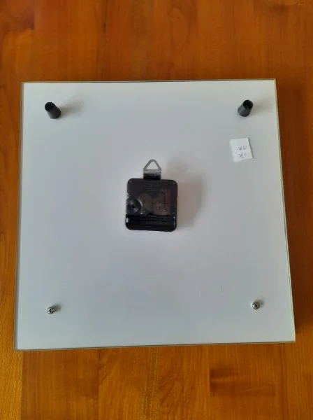 Horloge en verre décor orange 30 x 30 cm - Décoration - Saint-Satur (18300)