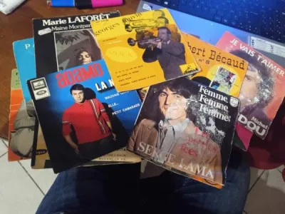 45t " divers artistes " - CD, DVD & Vinyles - Saint-Satur (18300)