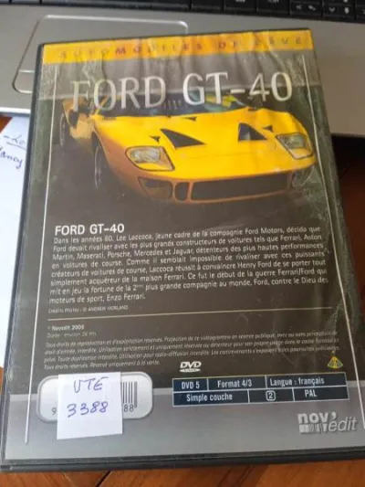 Dvd " automobiles de reve " - photo 2