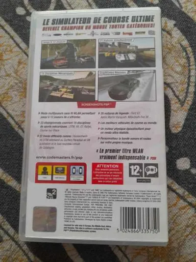 Toca race driver 2 - jeux psp - avec notice - photo 4