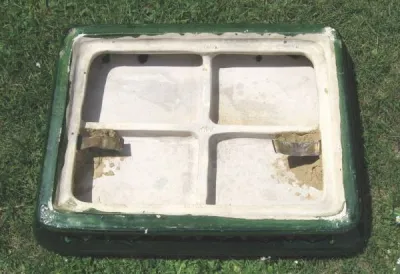 Dessus de poêle en faïence ancien - photo 4