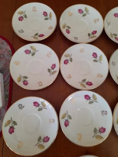 Lot 10 soucoupes porcelaine de gien - photo 4