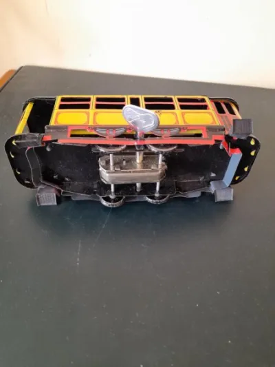 Jouet mécanique en tôle réédition paya tramway - photo 2