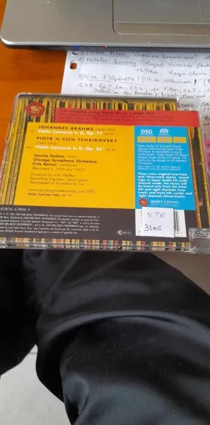 Cd " brahms / tchaikovsky " - photo 2