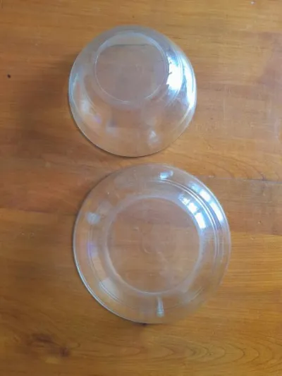 Lot 2 saladiers en verres duralex - photo 3