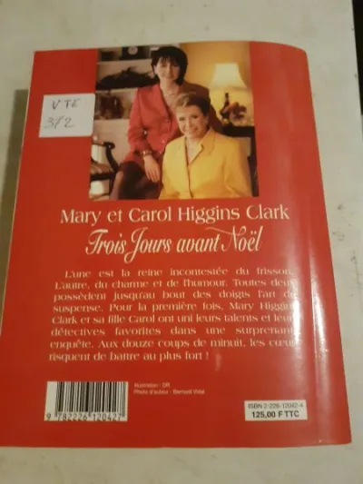 Livre mary higgins clark "trois jours avant noël" - photo 2
