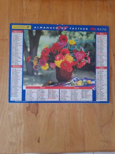 Almanach du facteur 1997 - Collection - Saint-Satur (18300)