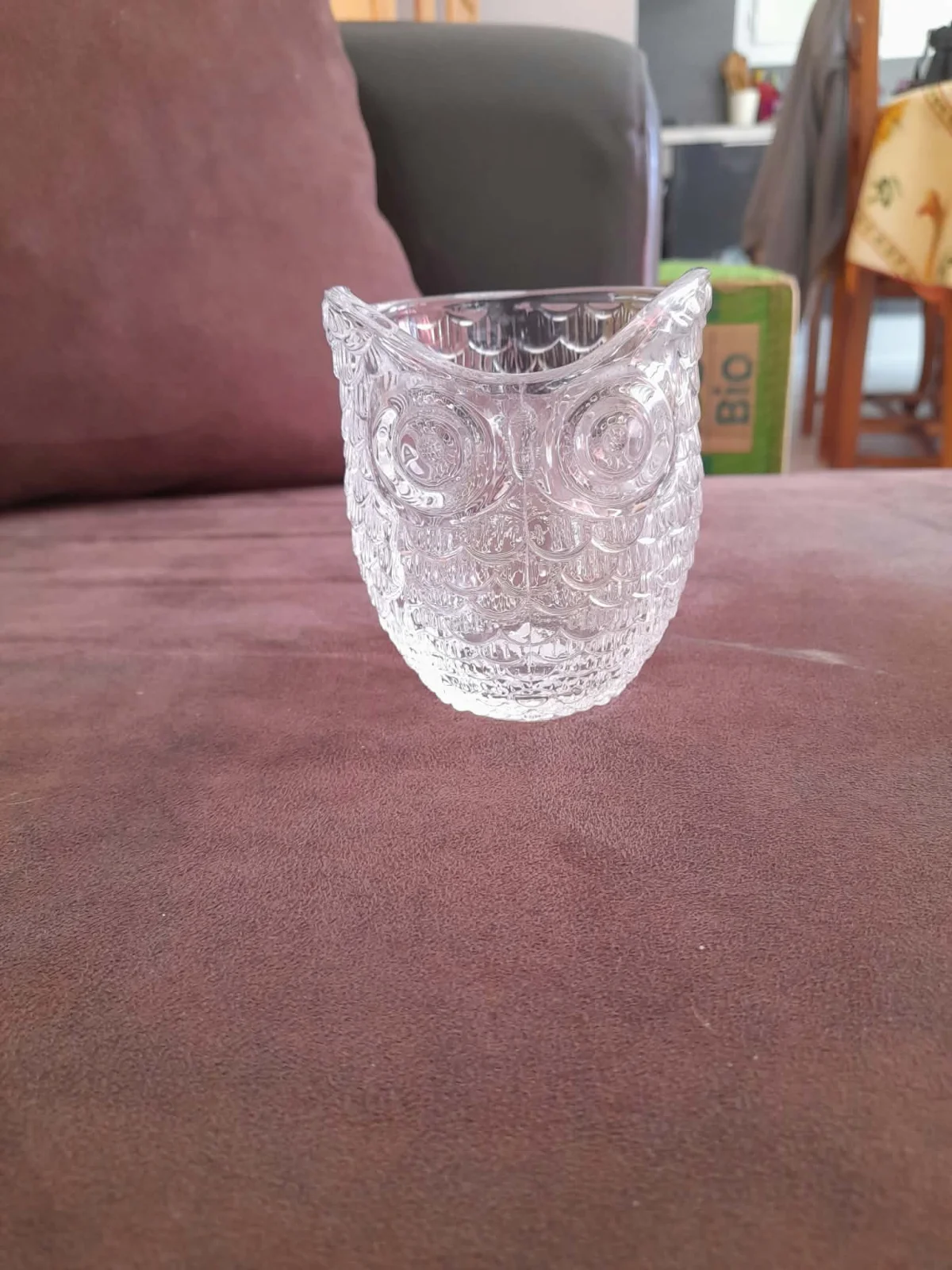 Petit Photophore , Bougeoir Forme Hibou - Décoration - Saint-Satur (18300)