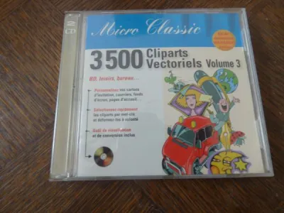 Micro classic-3500 cliparts vectoriels volume 3 - - Consoles & Jeux - Saint-Satur (18300)