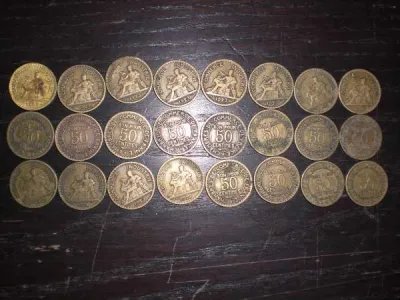 Lot n°14 ou n°15 ou n°16 pieces bon pour 1 frs ... - photo 3