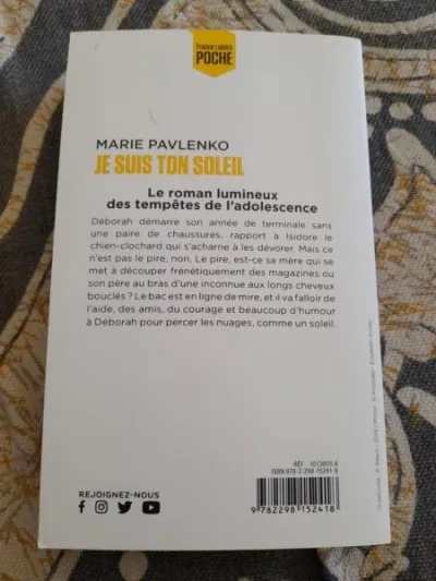 Je suis ton soleil -marie pavlenko - Livres - Saint-Satur (18300)