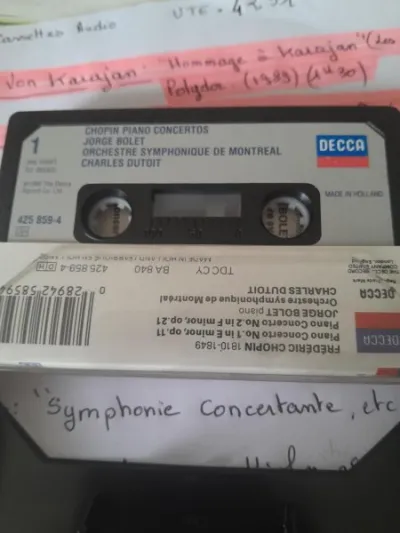 Cassette audio " chopin " - photo 3