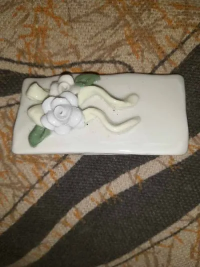 Boite de 6 portes noms en céramique - vintage - photo 3