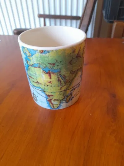 1 mug map monde " cardely 's globe " - photo 3
