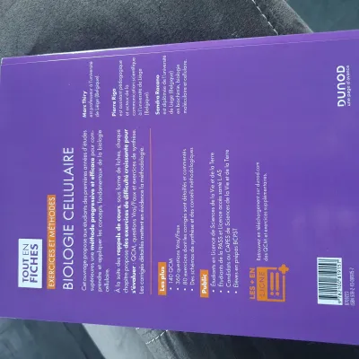 Livre biologie cellulaire dunod 3eme édition - photo 2
