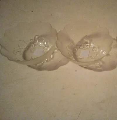 Lot 2 coupelles à glace en verre - Collection - Saint-Satur (18300)