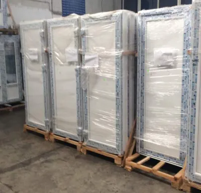 Porte d'entrée en pvc et alu en stock - photo 3