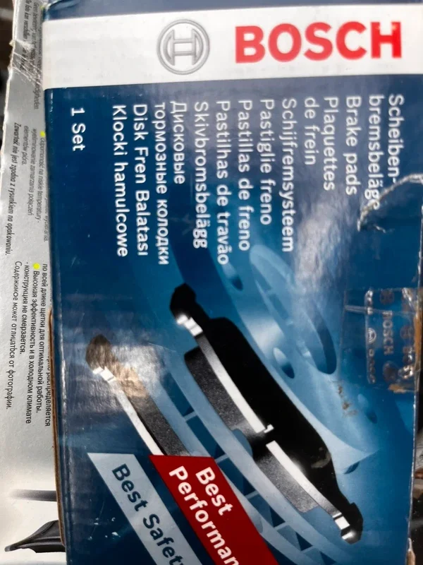 Plaquettes de frein avant arrière, Bosch - Voitures - Meyzieu (69330)