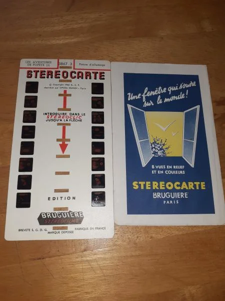 Stéréocarte 3867.3- les aventures de popeye (4) - Collection - Saint-Satur (18300)