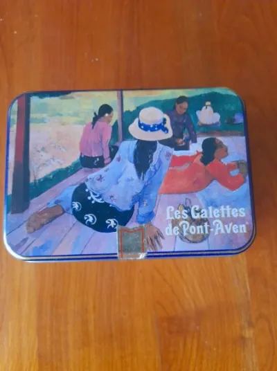 Boite métal publicitaire vide - Décoration - Saint-Satur (18300)