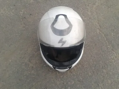 Casque moto intégral blanc - Équipements Moto - Verberie (60410)