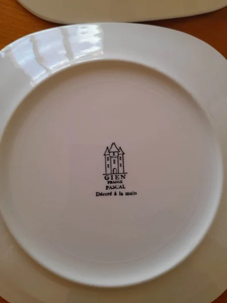 Lot 6 assiettes fromage ou dessert faïence de gien - Collection - Saint-Satur (18300)