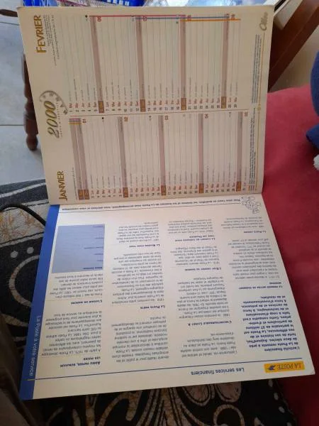 Almanach du facteur 2000 - la poste - Collection - Saint-Satur (18300)