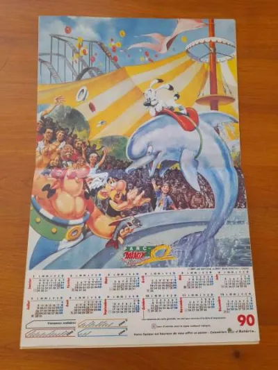 Almanach du facteur 1990 - la poste complet à l'in - Collection - Saint-Satur (18300)