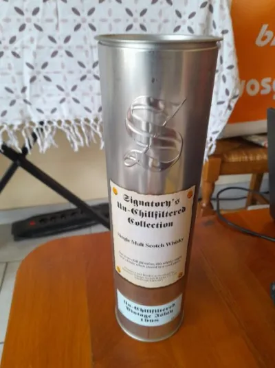 Boite métal vide whisky signatory's - photo 2