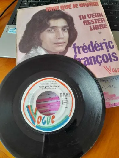 45t " frédéric françois " - CD, DVD & Vinyles - Saint-Satur (18300)