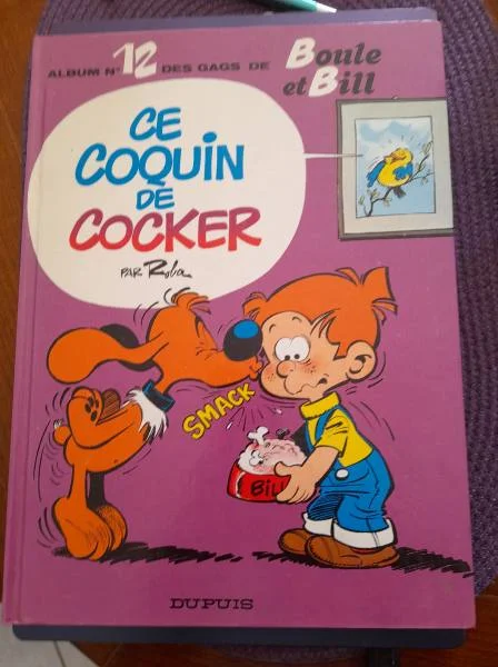 Bd boule et bill " ce coquin de cocker" n°12 - Livres - Saint-Satur (18300)