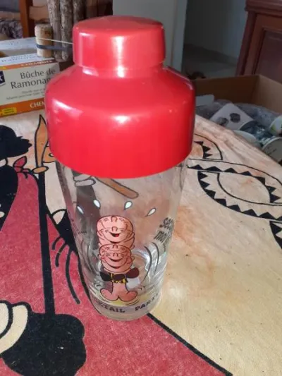 Shaker en verre "coktail party" - Collection - Saint-Satur (18300)