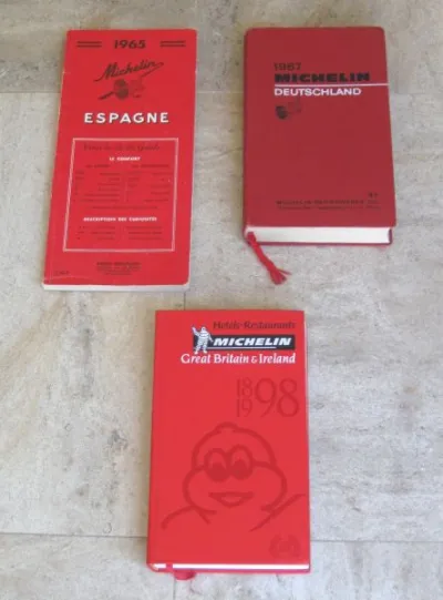 4 guides michelin anciens - photo 2