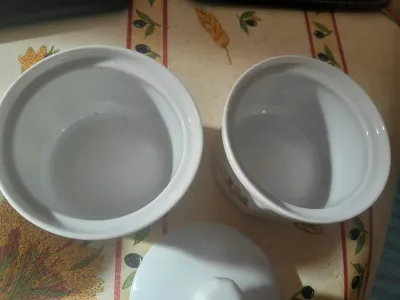 Triptis Porzellan-Lot de 2 pots à condiments - photo 2