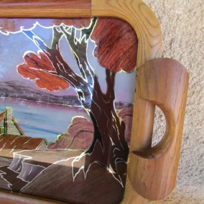 Plateau de service art dé - photo 2