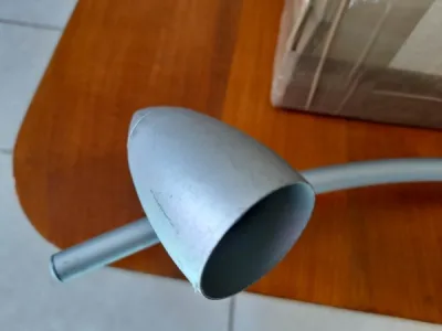 Rampe murale 3 halogènes métal gris chromé - photo 2