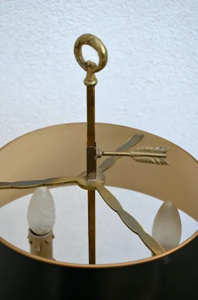 Lampe bouillotte style empire en bronze doré - photo 4