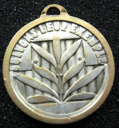 medaille commémorative Jaures Guesde. - photo 2