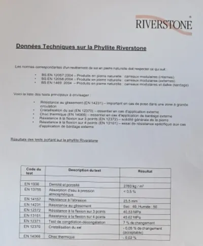 Dalles en phyllite d'argentine ssq riverstone - photo 4