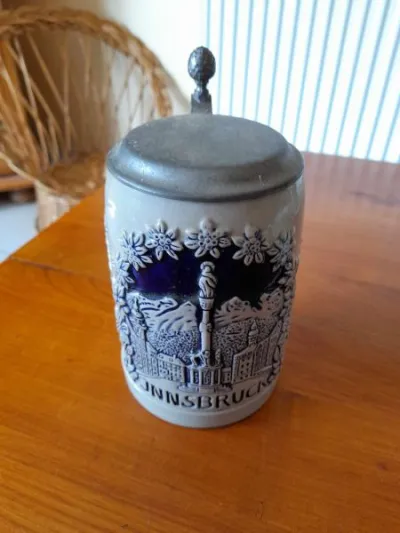 Chope à bière en grès innsbruck - tirol osterreich - photo 2